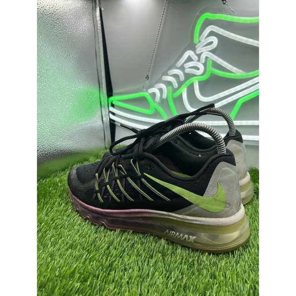 Nike‎ Air Max 2015  Fuchsia Glow Womens Size 7.5 Pink-Neon Green 698903-003 - Picture 3 of 7